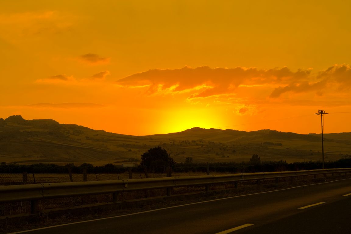 Street Sunset